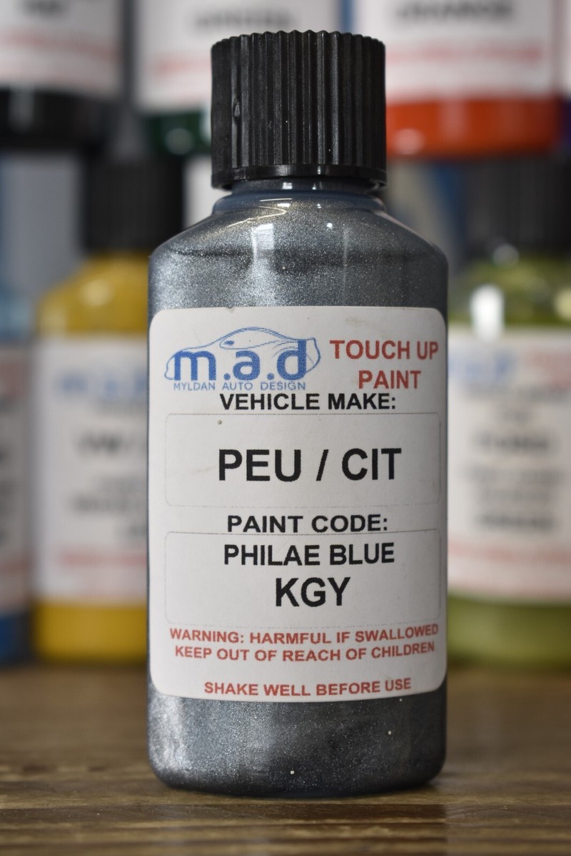 Pintura De Retoque 30 Ml Para Citroën Y Peugeot - Color Belle Ile KGW, Para Chips Y Rayados
