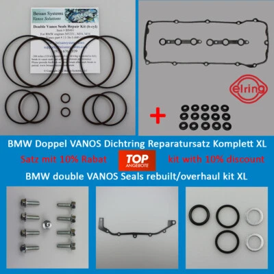 Beisan Systems Double Vanos Repair Kit XL Complete M54 + Free Gift - Bild 1 von 4