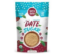 Let’s Date Organic Date Sugar Excellent Sugar Substitute Natural Sweetener 12o