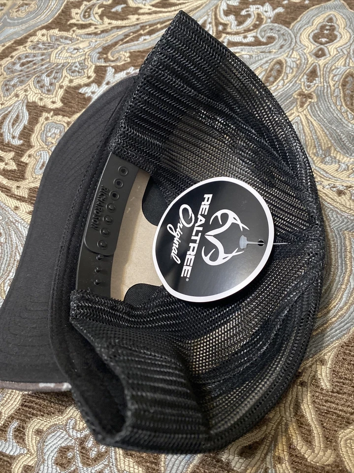 cat diesel embroidered patch Richardson 112 Snapback Trucker Hat Realtree Camo - Image 2 of 2