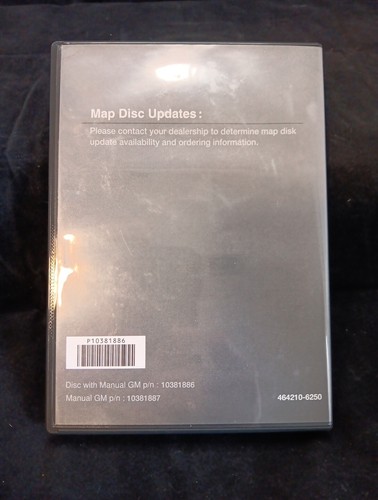 2005 Corvette Navigation DVD Covers USA and Canada. 10381886 Ver. 1.0 OEM. USED - Picture 2 of 17