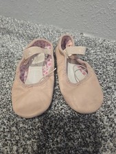 Capezio Ballet Dance Shoes Pink Leather Toddler Child Size 12 1/2 W