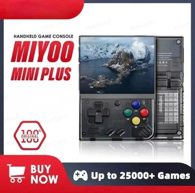Miyoo Mini Plus + Retro Spielekonsole NEU - 128GB Karte