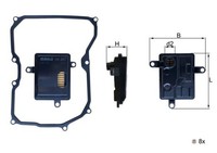 Knecht Hydraulikfilter, Automatikgetriebe Hx 267D FüR Cupra Seat Skoda Vw