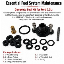 7.3L Diesel Fuel Filter Housing Seal Kit & Pr...