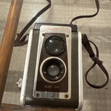 Vintage Kodak Duaflex IV Camera With KODET LENS and Original Material Strap