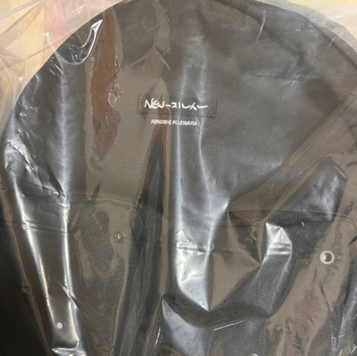 NewJeans x Hiroshi Fujiwara Coller Backpack Black BAG Authentic | eBay