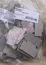 1 Bag (50pcs) Weidmuller Wiring Terminals Accessories AEP 2C 2.5 1514400000
