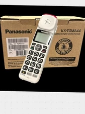 Panasonic Additional Cordless Handset White KX-TGMA44 New w/ AC Adaptor Charger