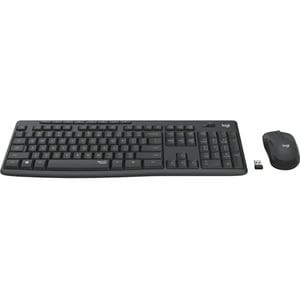 Logitech Mk295 Keyboard & Mouse Swiss Usb Wireless Rf Keyboard/Keypad Color: Gra