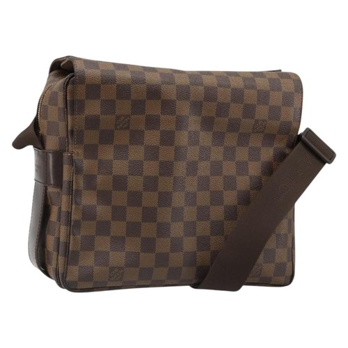 Louis Vuitton Naviglio Damier Ebene Brown Canvas Shoulder Bag