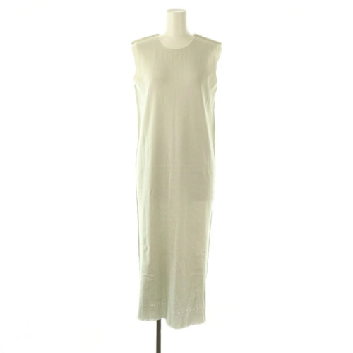 APOC ABLE ISSEY MIYAKE One Piece Long Sleeveless Light Gray Size 1 Used