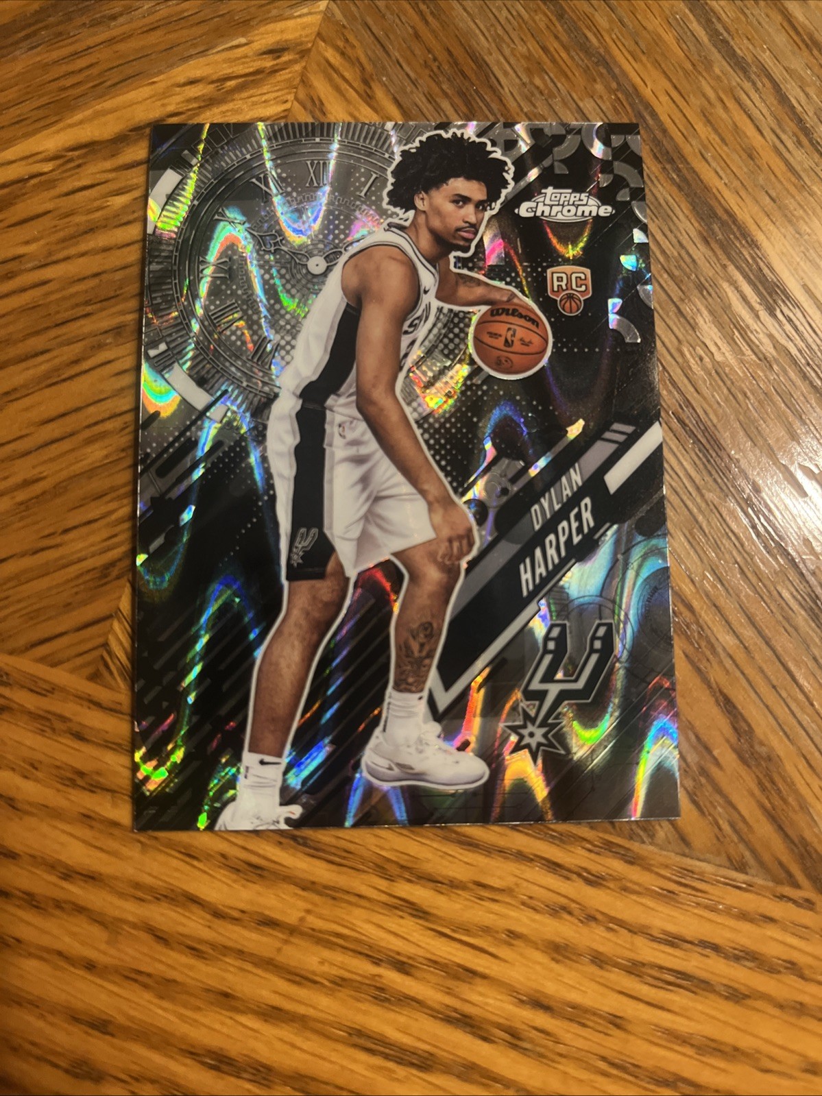 2025-26 Topps Chrome Dylan Harper Go Time RayWave Refractor Rookie Card GT-17 RC