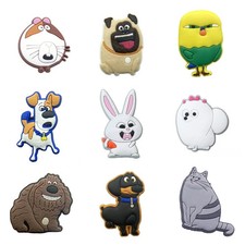 Animals Dog Cat Bird Charm Set Of 9