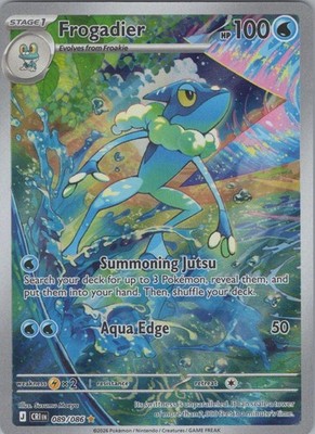 Holo Frogadier - Shiny Rare ME04: Chaos Rising 089/086 NM | eBay
