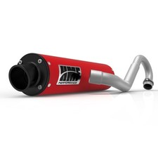 Hmf Full Exhaust For Honda Rubiconrancher Irs 15-25 Red Wblack Turn Down
