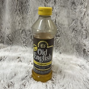 Vintage 1991 Genuine Old English Lemon Oil Wood Conditions/Protects 65% Full