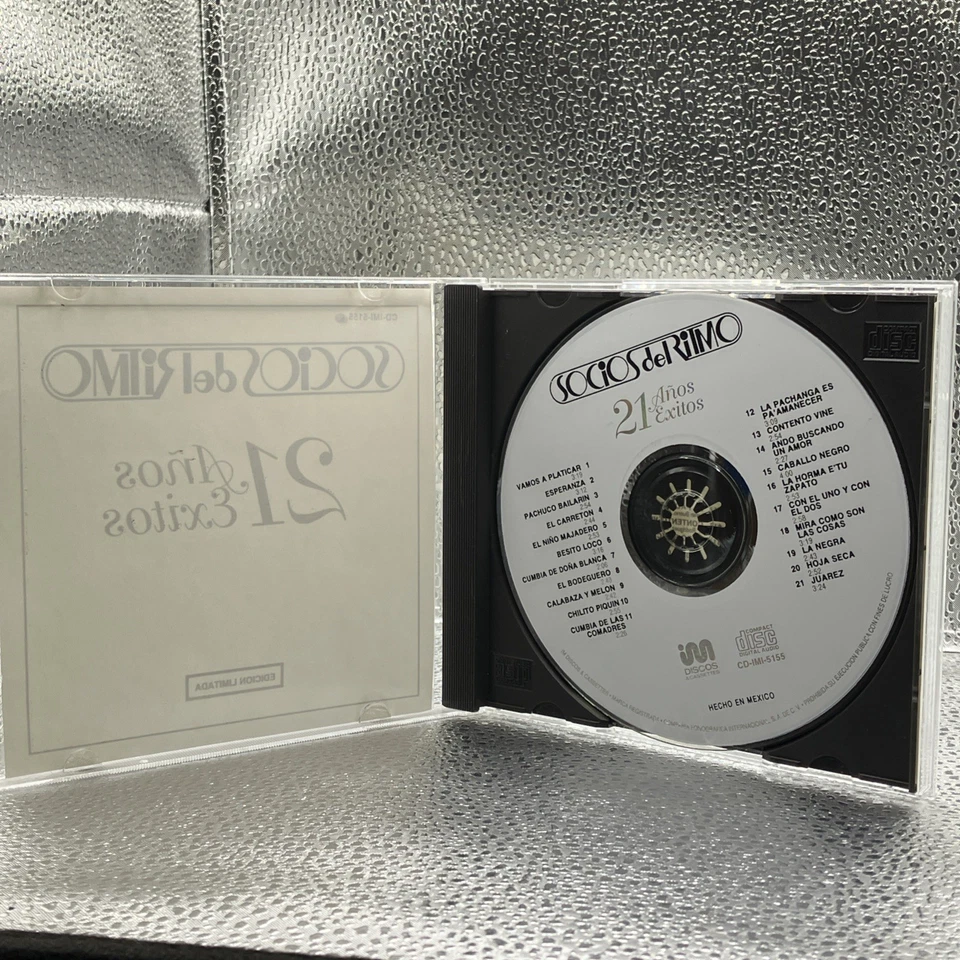 21 Anos/21 Exitos by Socios del Ritmo (CD, Jul-2003, I.M. Records) - Imagem 3 de 4
