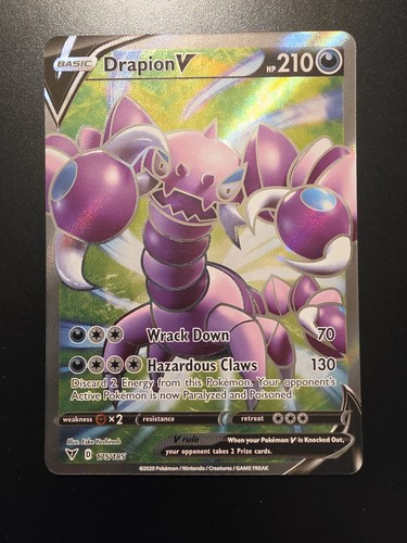 Drapion V (Full Art) 175/185 Swsh04: Vivid Voltage Holo