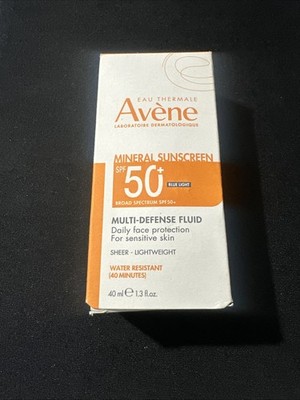 Avene Mineral Sunscreen SPF 50 Resistant Lightweight 1.3 fl oz Exp.6/27