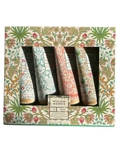 William Morris At Home Bergmont & Vetiver 4 Hand Cream Set