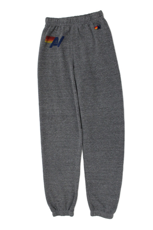 Aviator Nation Childrens Girls Pull On Sweatpants Grey Cotton Size 12