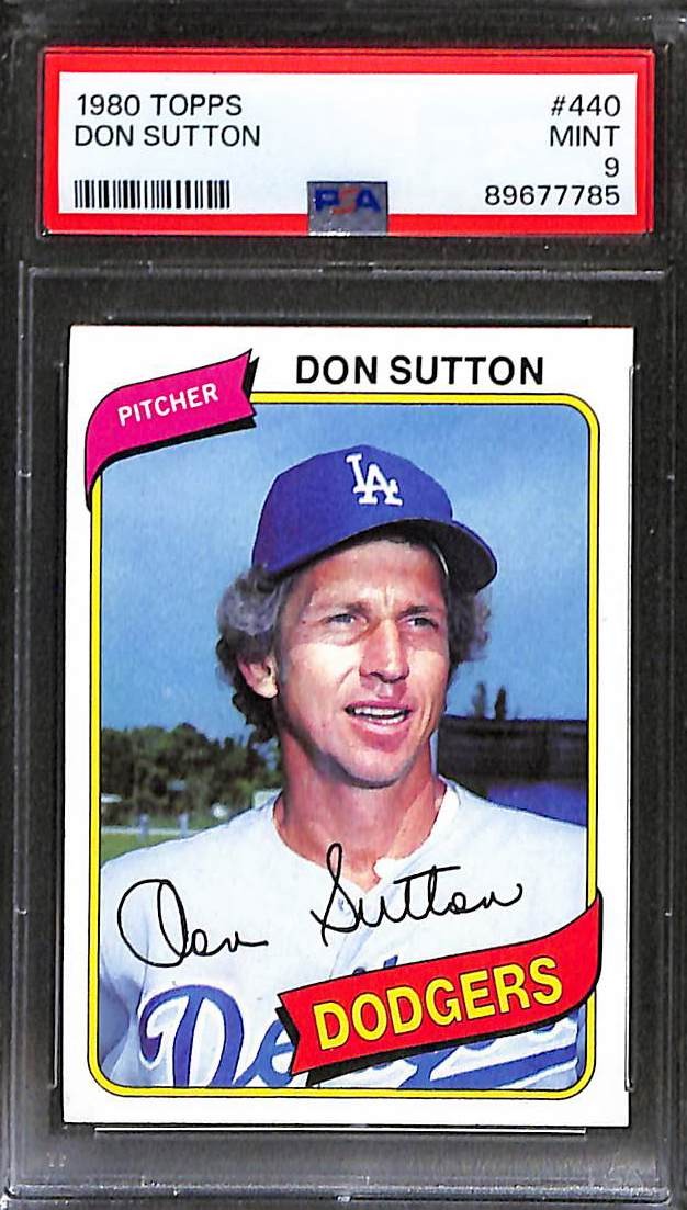 1980 TOPPS #440 DON SUTTON PSA 9 Mint 89677785