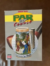 1991 Anheuser-Busch Budweiser Par for the Course Limited Edition Beer Stein