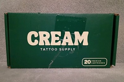 Cream - Green Cartridges - 20pcs Japanese Steel Tattoo Needles - 1007 CM BP