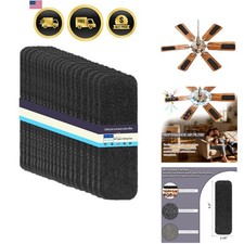 Ceiling Fan Filters for Blades 20 Pack, Activated Carbon Fan Filter, Fan Blad...