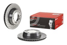 2x BREMBO Bremsscheibe PRIME LINE - UV Coated 09.C085.11 für PORSCHE 993 911