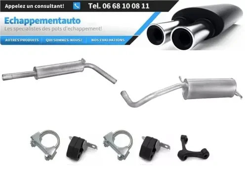Échappement VW Polo 1.4 idéal pour restaurer le confort sonore sur hayon