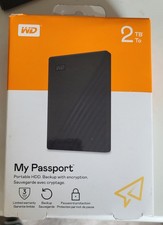 WD 2TB My Passport Portable External Hard Drive (Black)