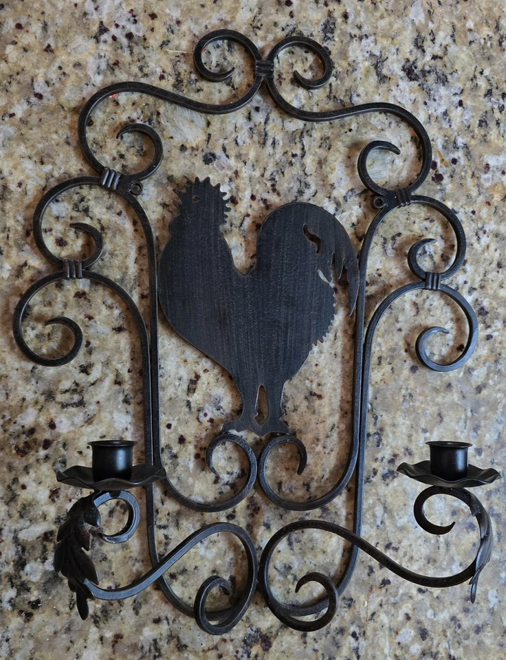 18-дюймовый южный жилой дом деревенский петух деревенская ферма декор подвесное настенное бра - Изображение 2 из 4