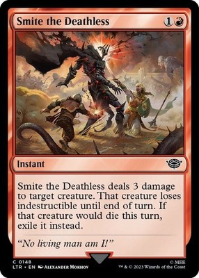 NM Smite the Deathless, MTG, Lord of the Rings, Magic the Gathering, 148