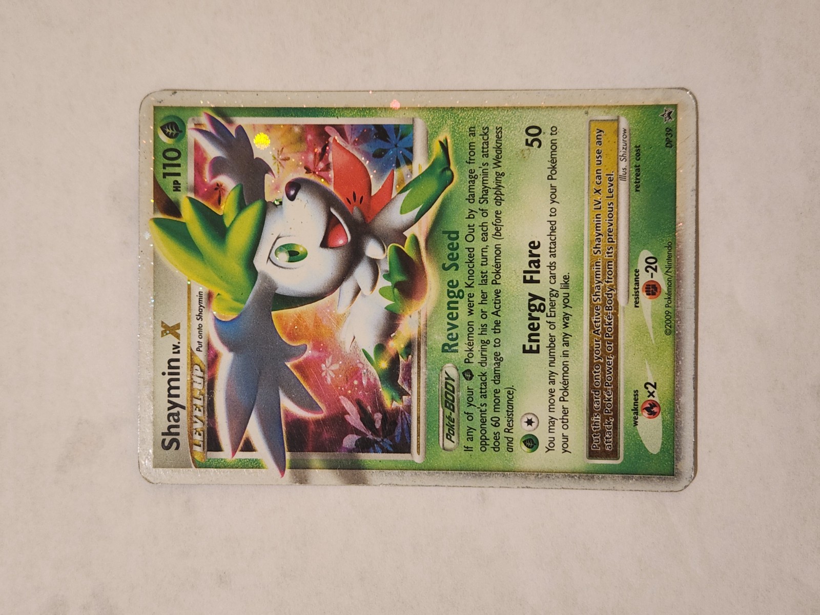 Shaymin LV.X DP39 Diamond and Pearl Holo