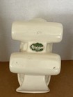 Haeger Off White ceramic baby carriage planter 6" long 4 1/2" tall — photo 5