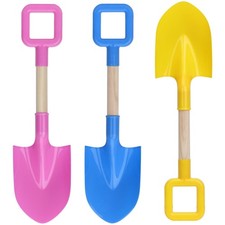 16" Jumbo Beach Sand Shovels Toys for , Pink Gardening Tool Kits, Sturdy Long...