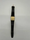 Vintage Seiko Lasalle Tank Mens Quartz Watch 7750-50738 New Battery -Japan-Runs