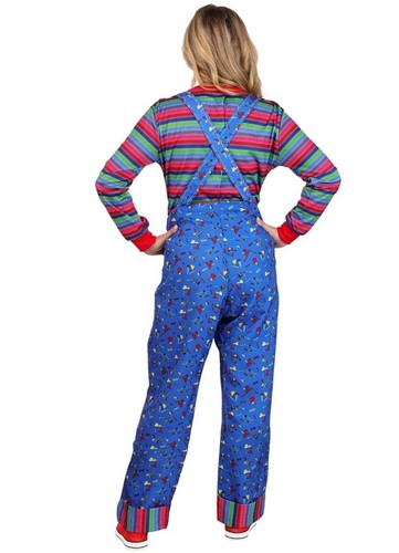 Kids Chucky Costume Halloween Jumpsuit Good Guys Cosplay Childs Play Large 14/16 - Picture 22 of 22