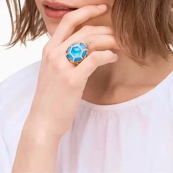 Anillo Tortuga Kate Spade Paradise Encontrado. Talla 6 Foto 3 de 4