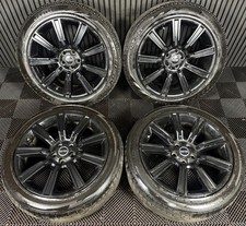 21" GENUINE RANGE ROVER SPORT LAND BLACK WHEELS TYRES ALLOYS 9001 GK5M-1007-AA