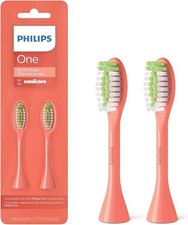 Philips One Sonicare Brush Heads BH1022/01 Coral 2-Pack NEW Sealed