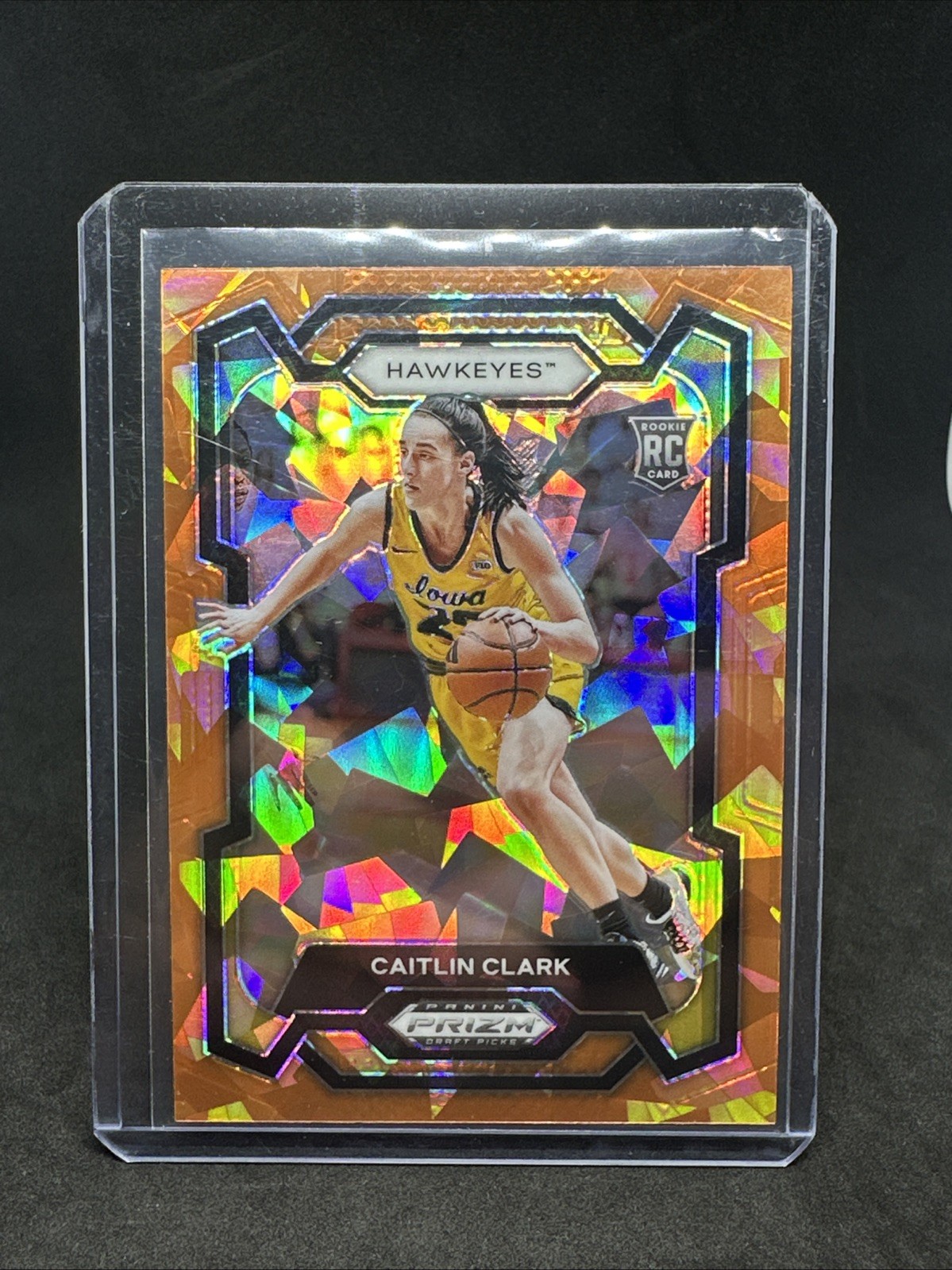 2024 Panini Prizm Draft Picks - Caitlin Clark #57 Orange Ice Prizm (RC) 🏀🏀