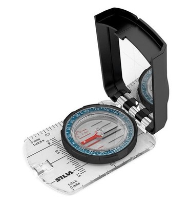 Silva Guide 2.0 Compass Waterproof Mirror Sighting Turnable Housing 4-Hour Night