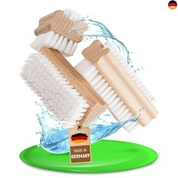 HandbüRste NagelbüRste Holz (3 Stck.) Mit Stabilen Borsten Hart Und Weich, B