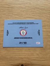 DEL2 Playercard 25/26 Stick Card Jesse Koskenkorva Landshut 29/50