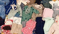 Lot Of 50 Baby GIRL CLOTHES 0-12m Swaddles, outfits, Bows, Pants, Everything  