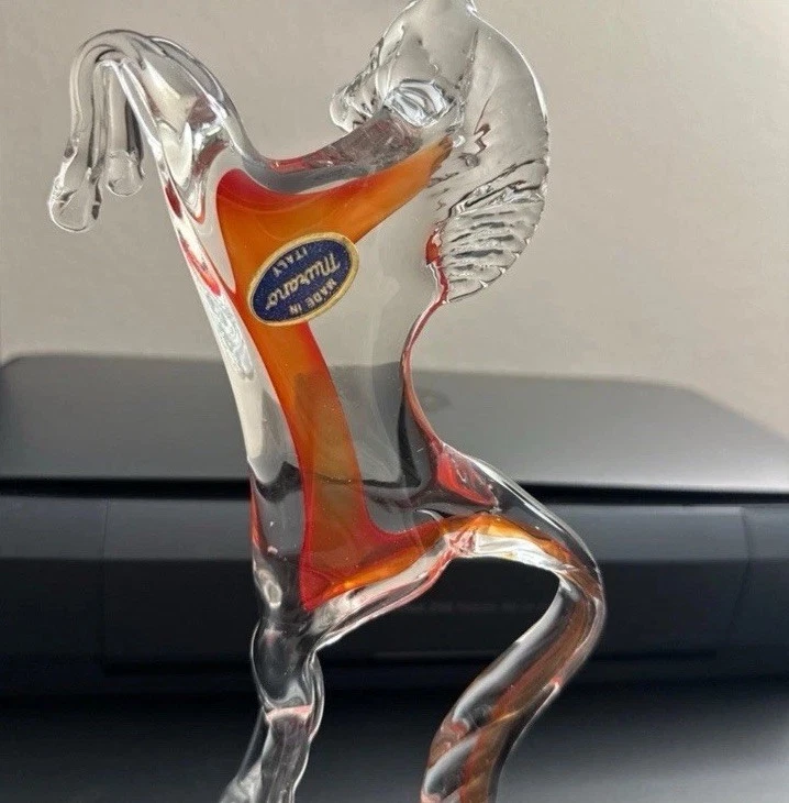 Murano Glass Horse In Collectible Horse Figurines for sale | eBay