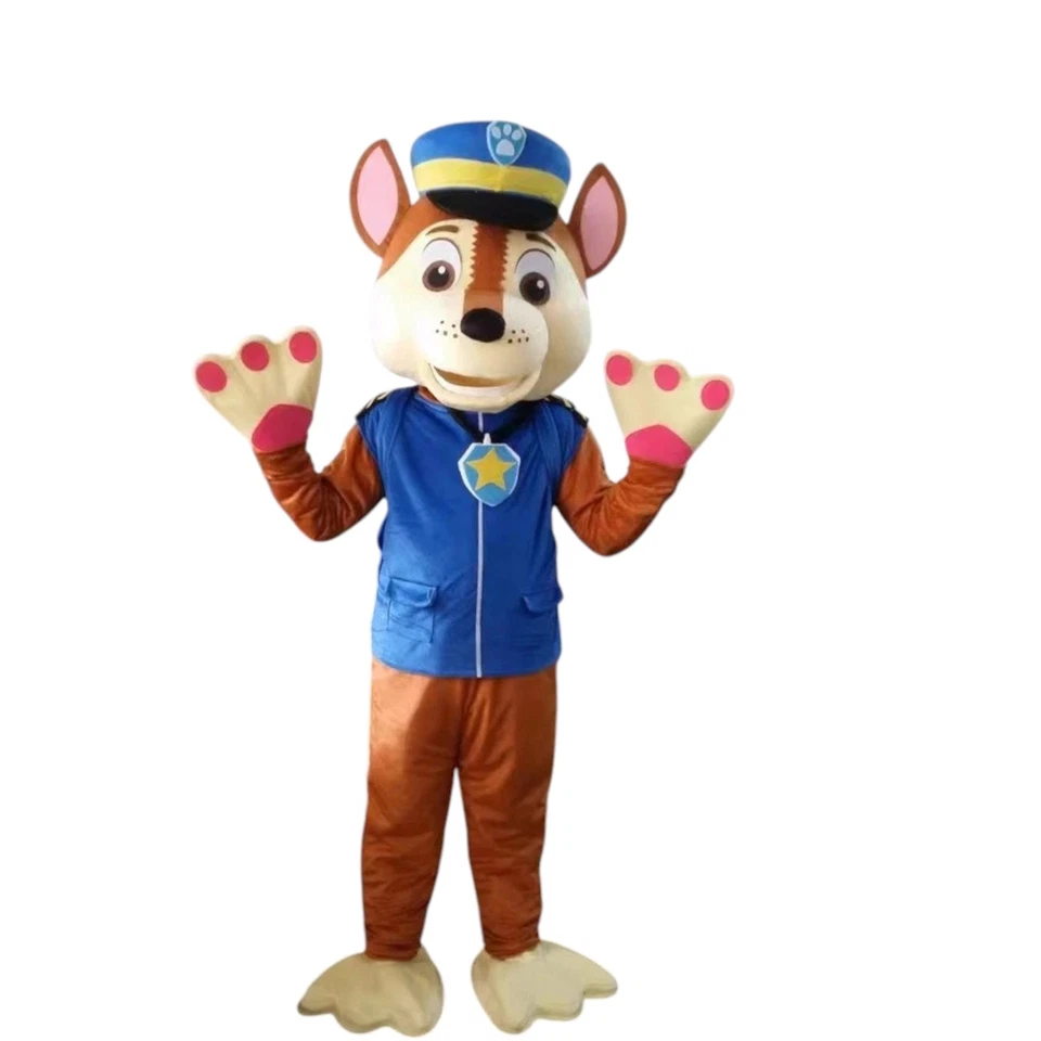 Fantasia de mascote de patrulha de cachorro desenho animado festa Halloween adulto - Imagem 4 de 4